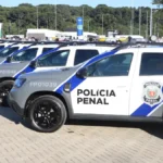 Viaturas da Polícia Penal do Paraná