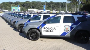 Viaturas da Polícia Penal do Paraná